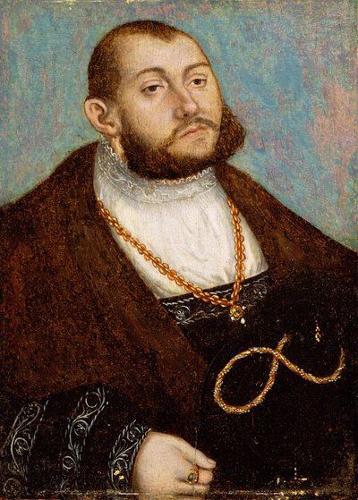 Portrait of Elector Johann Friedrich the Magnanimous of Saxony, c.1530 by Lucas Cranach the Elder